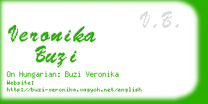 veronika buzi business card